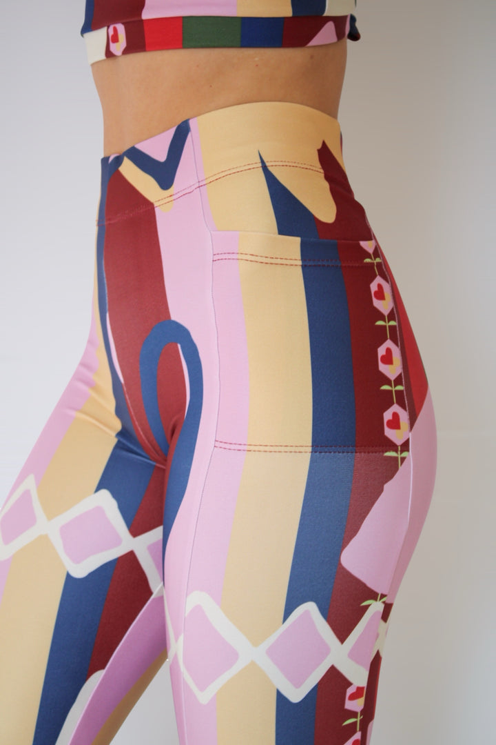 Lycra Cherry Brandy · Ajuste que estiliza