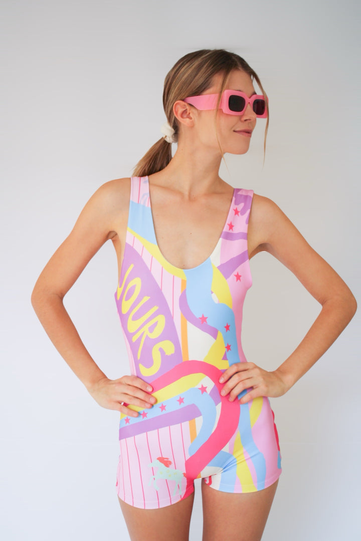 Enterizo 60’s Grace · Silueta retro que estiliza