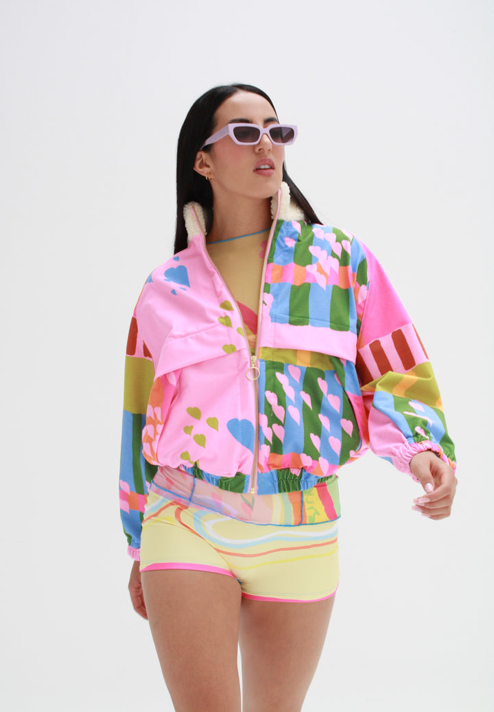 Chaqueta Mondial Rainbow · Pana suave