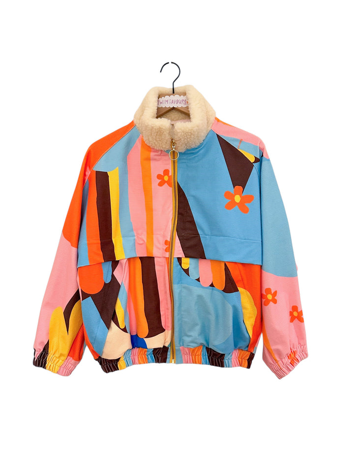 Chaqueta Mondial Rose terracota · Pana suave