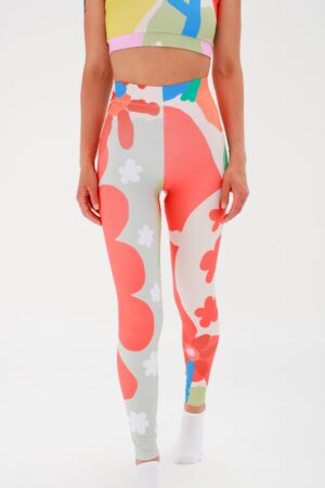 lycra Red Flower